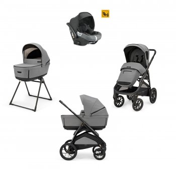Коляска 3 в 1 Inglesina Aptica System Quattro XT (Darwin) Canyon Grey