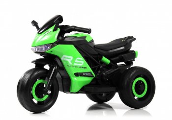 Детский электротрицикл Rivertoys K002PX зеленый