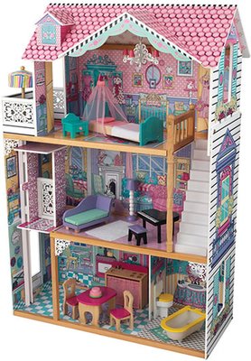 Трехэтажный дом KidKraft для кукол Барби 