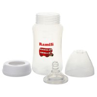 Противоколиковая бутылочка для кормления Ramili Baby 240ML (240 мл, 0+, слабый поток) 1