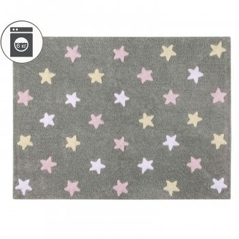 Стираемый ковер LorenaCanals Триколор Звезды Stars Tricolor 120*160